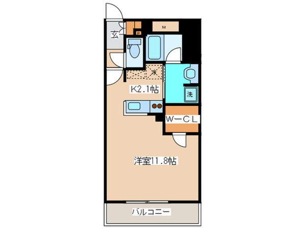 Ｆ０２１の物件間取画像